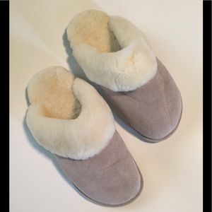 Suede/Shearling slippers XL Never worn. $60 Firm